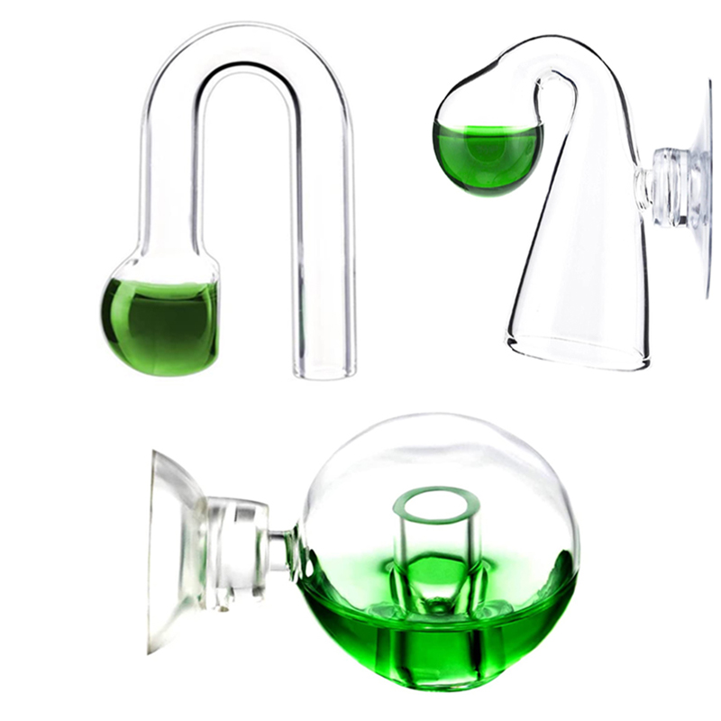 Aquarium Liquid Carbon - 拡散ガラス CO2 ドロップチェッカー水族館ハングオン CO2 モニターセンサー検出器インジケータ水槽水生植栽タンクテスト PH