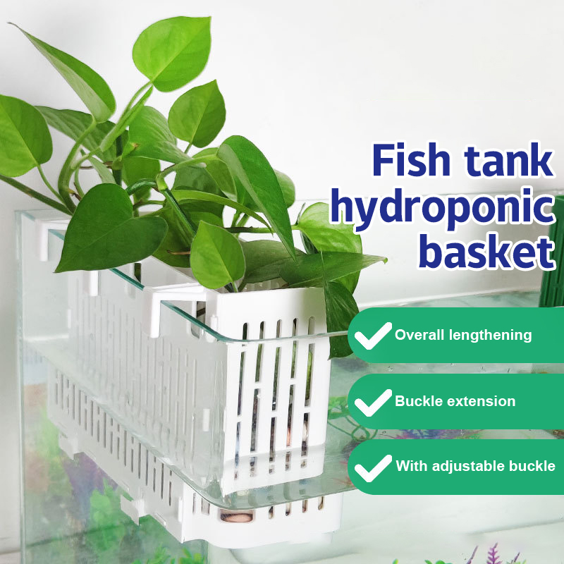 Aquarium Plant Substrate - 【F】水槽用吊り下げプランター、水生植物ホルダー、耐熱性、水耕栽培用バスケット、水槽下部用、水生植物用バスケット