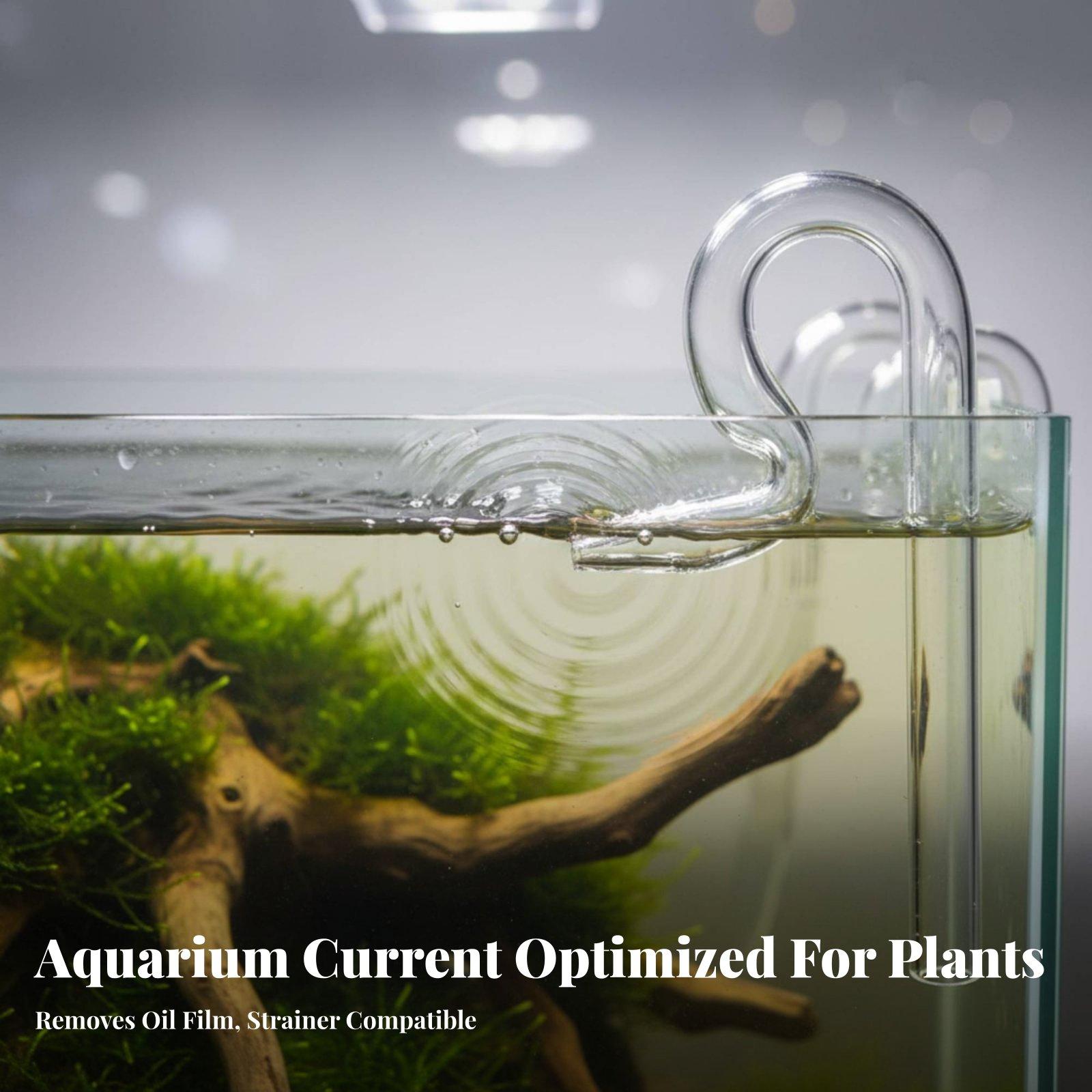 ガラス製リリーパイプ水槽表面スキマー吸水口・排水口継手（キャ - Aquarium Planted Tank Filter のレビューと価格