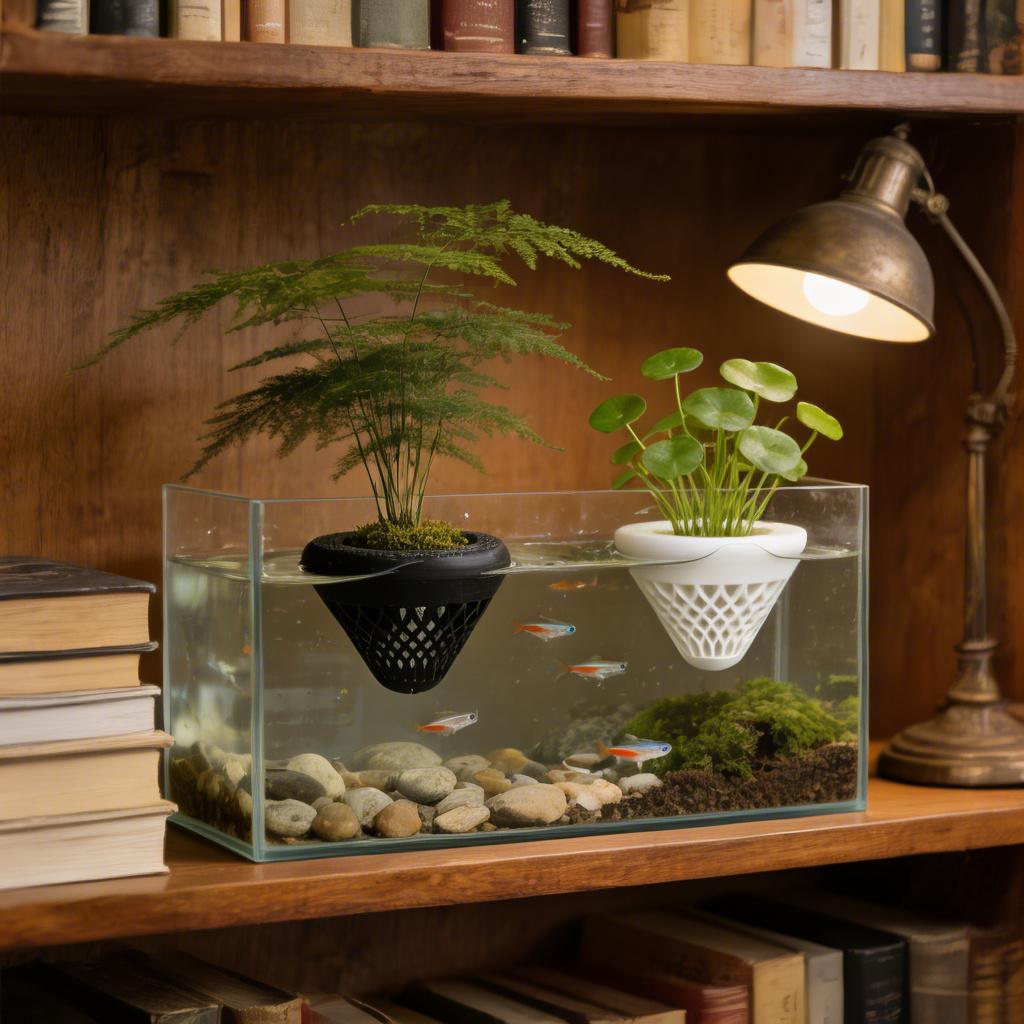 2個入りフローティングアクアリウムプラントホルダー、水槽用吊 - Aquarium Plants Live のレビューと価格