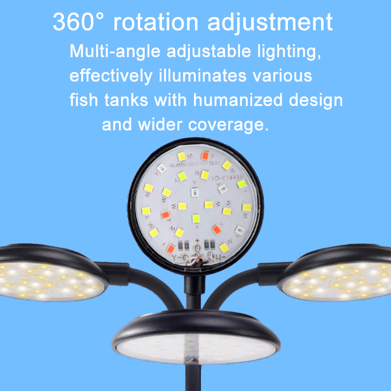 USB水槽LEDランプ水槽ライト装飾水生植物複数モード調光可 - Aquarium Plant Light のレビューと価格