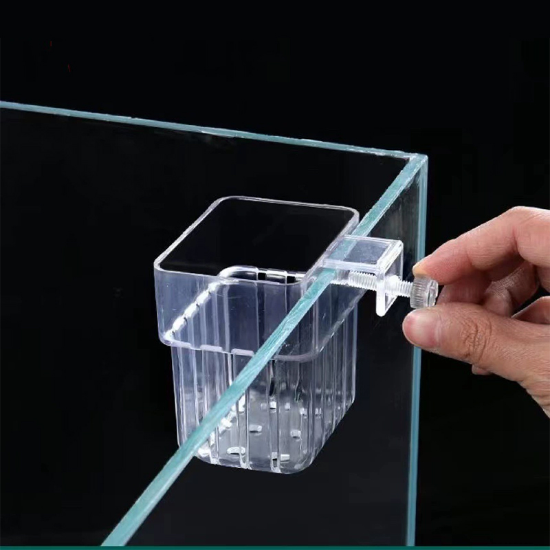 水槽植物ホルダー透明吊り下げポット水槽用水生植物栽培アクアス - Plant Aquarium Pot のレビューと価格