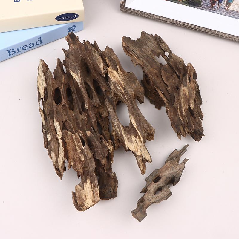 エビ用木製水槽装飾品、天然の穴が付いたエビに適した天然木の水 - Aquarium Driftwood のレビューと価格