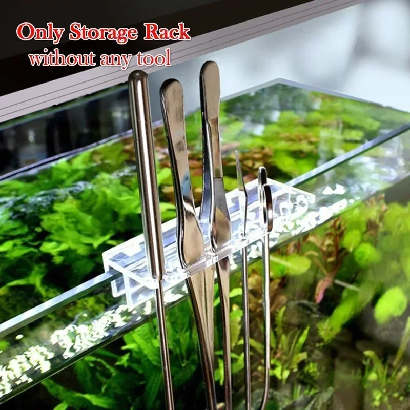 1 個新しい水族館植物ツール収納ラックアクリルホルダーピンセ - Planted Aquarium Cleaning のレビューと価格