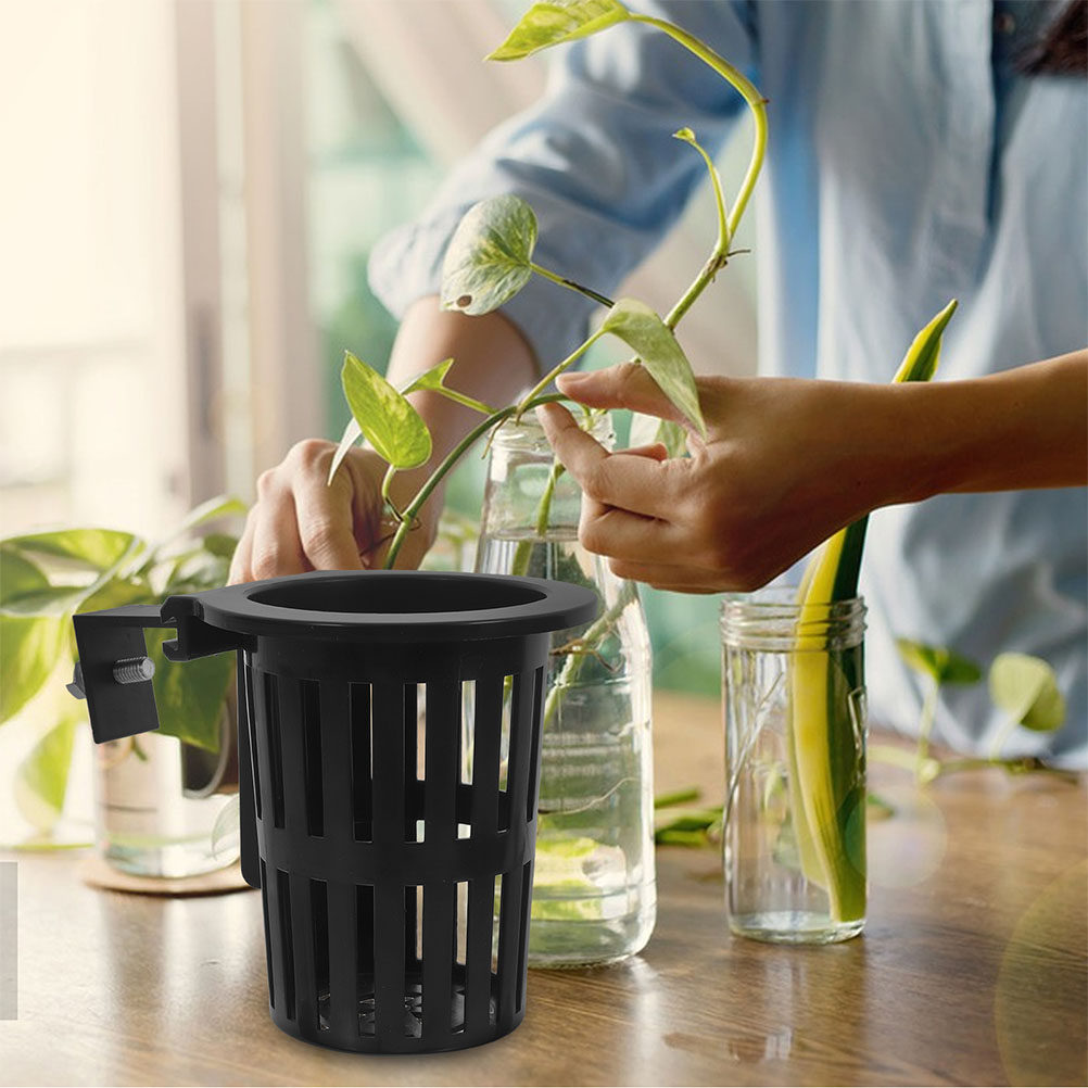 6個入り、壁掛け式の水耕栽培用プランターバスケット。屋内・屋 - Aquarium Plant Holder のレビューと価格