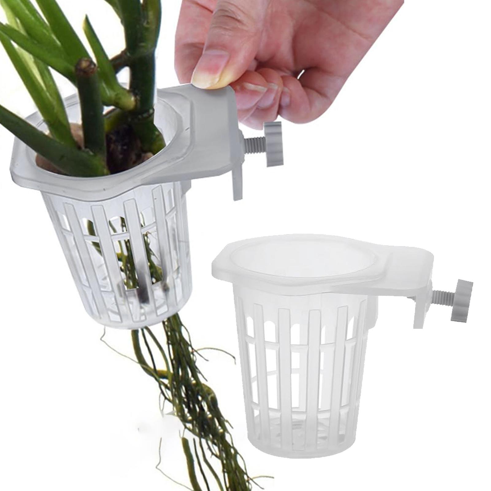 穴あきで吊り下げ可能な水草ホルダー2個入り。水槽の装飾用、水 - Plant Aquarium Pot のレビューと価格