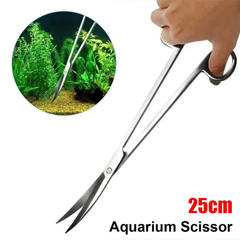 1個入り ステンレス製水槽用ハサミ 直線・曲線兼用 25cm - Planted Aquarium Cleaning のレビューと価格