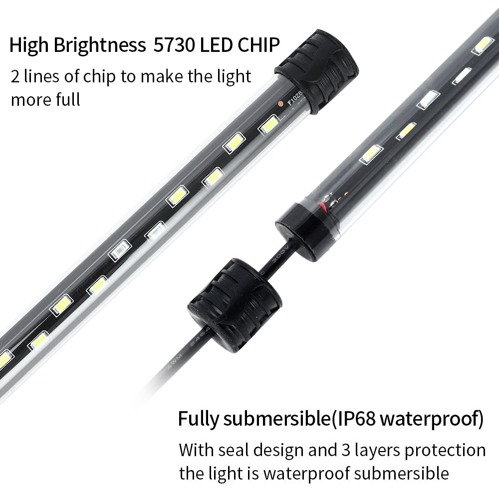 90-260V 水族館ライト LED 防水水槽クリップライト - Aquarium Plant Substrate のレビューと価格